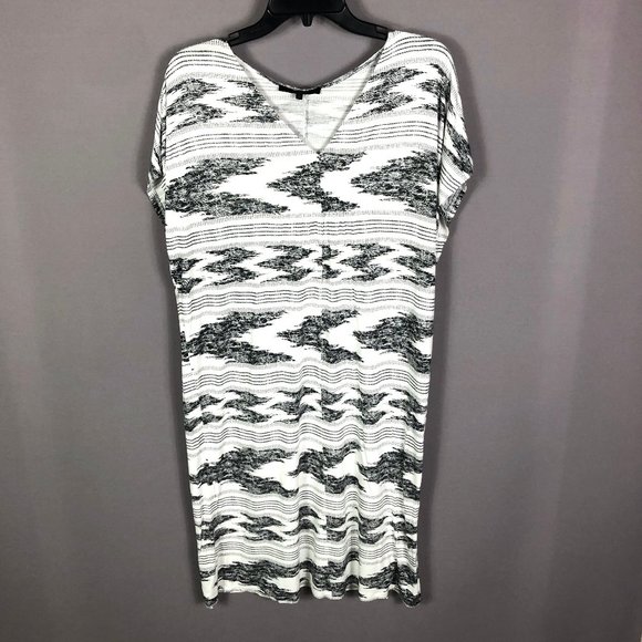 Tibi Women's Geometric V Neck Cover Up Top Size Large - Picture 1 of 7